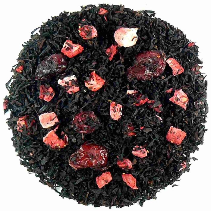 Juodoji arbata Braškių ir Spanguolių - 50 g - Image 2