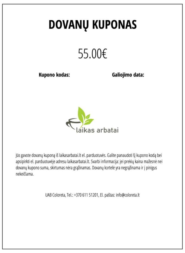 Screenshot 2023-08-24 at 17.11.00 Dovanų kuponas - Image 1