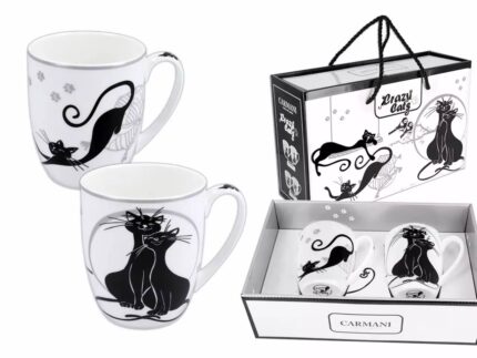 Puodeliai Crazy Cat 26-3, 400 ml, 2 vnt.
