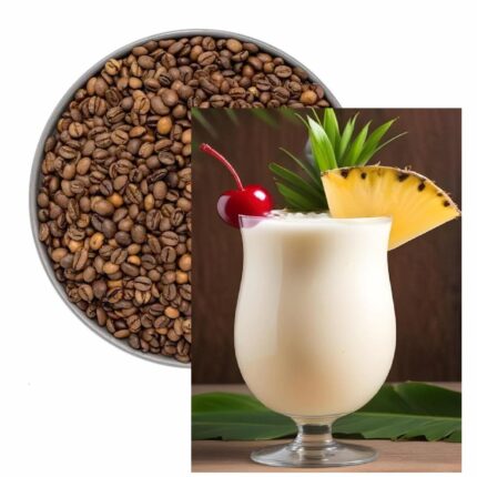 Kavos pupelės Pinacolada skonio