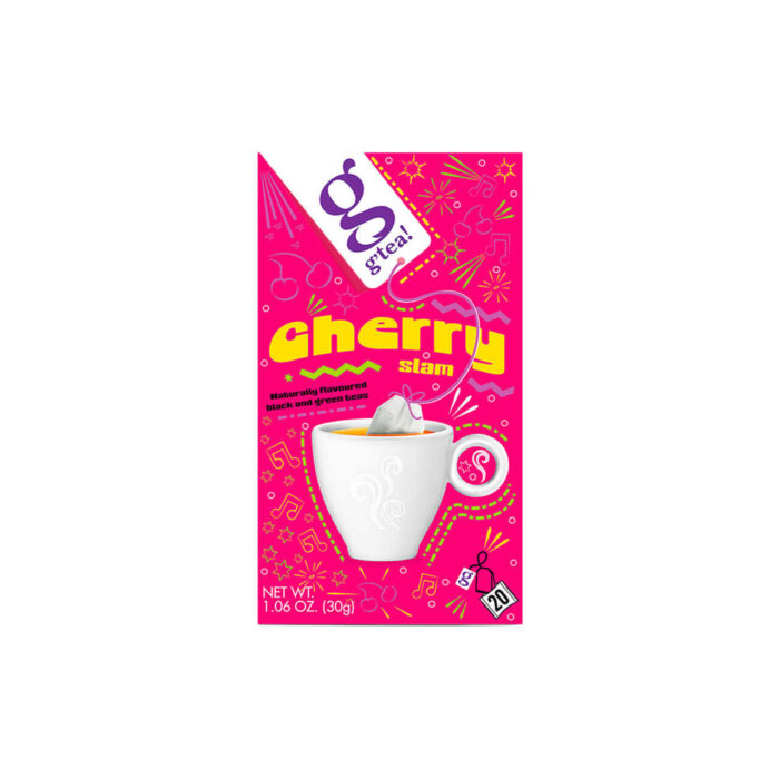 cherry Juodoji ir žalioji arbata g’tea! Cherry Slam, 20 vnt. - Image 1