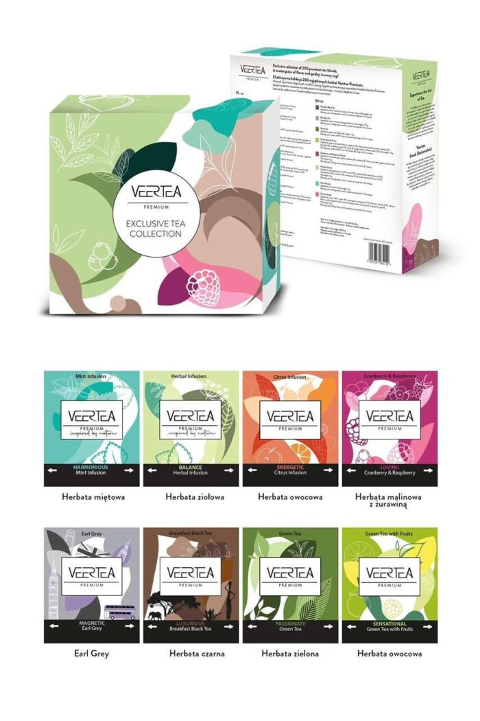 Arbatos rinkinys V-1, 8 skonių, 200 vnt. - Image 2