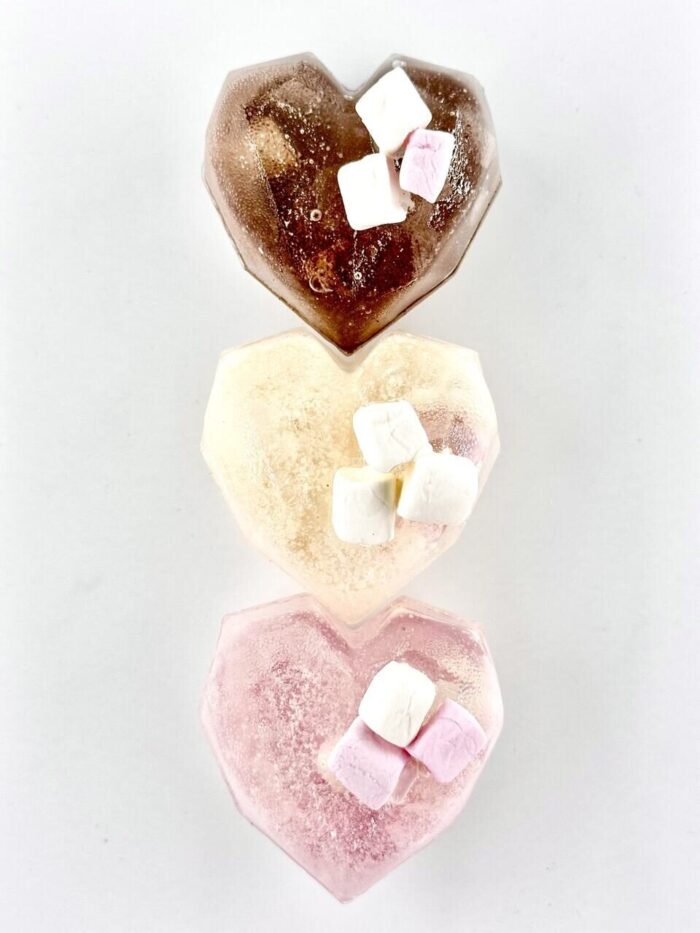 kristaline-sirdele-kakao-2 Kakavinių širdelių rinkinys, 3 vnt. - Image 1