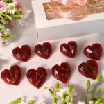 Krištolinių širdelių rinkinys, 8 vnt.