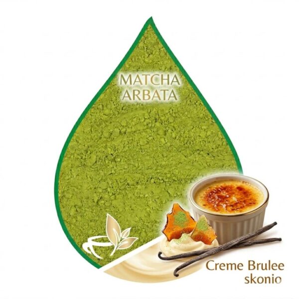 Matcha arbata Creme Brule skonio - 100 g