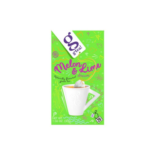 melon.jpg Žalioji arbata g’tea! Melon & Lime Dream, 20 vnt.