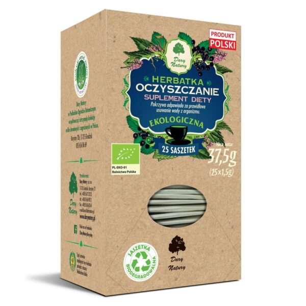 Žolelių arbata detoksikacijai Eco, 25x1.5g