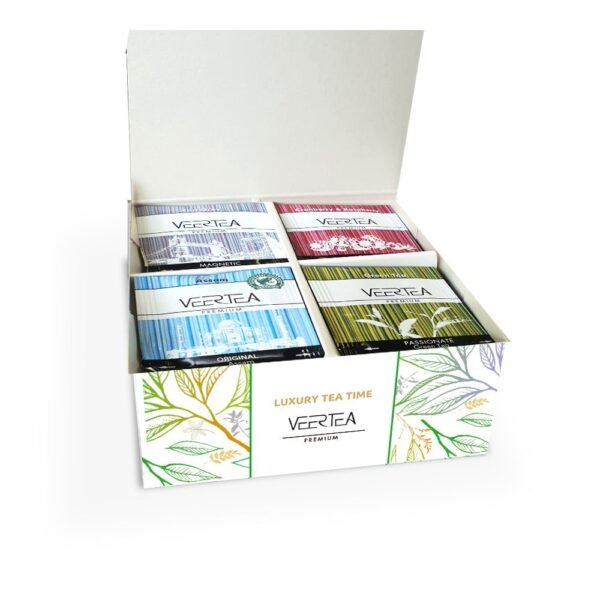 Veertea arbatos rinkinys 4 skonių, 40 vnt.