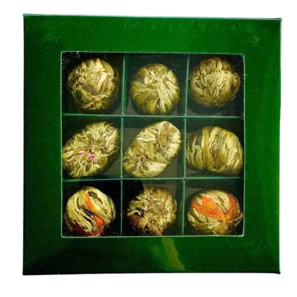 zydincios-arbatos-rinkinys-zalias Žydinčios arbatos rinkinys 6, 9 vnt.