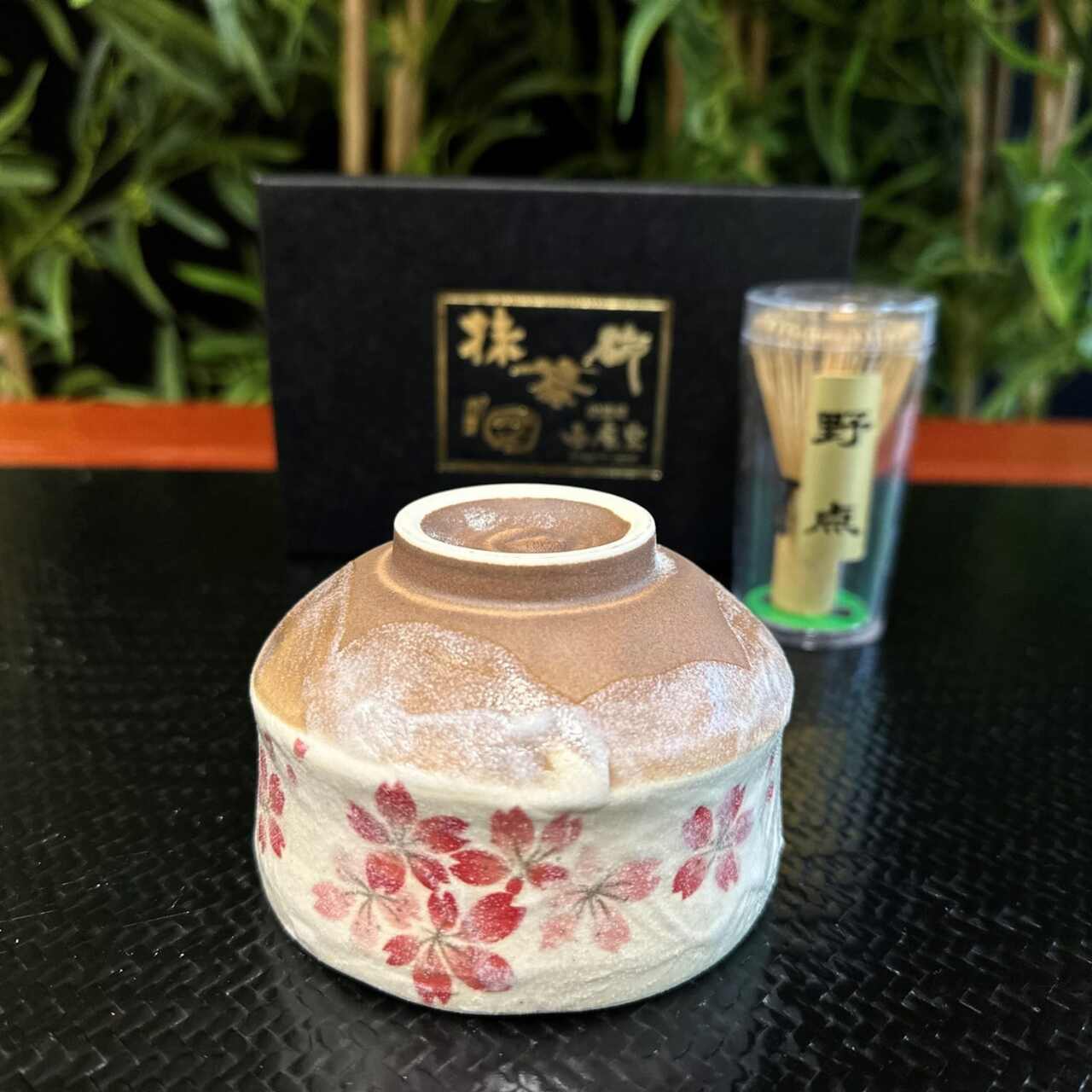 Matcha Rinkiniai Japoniškas rinkinys Matcha cup Sakura - laikasarbatai.lt